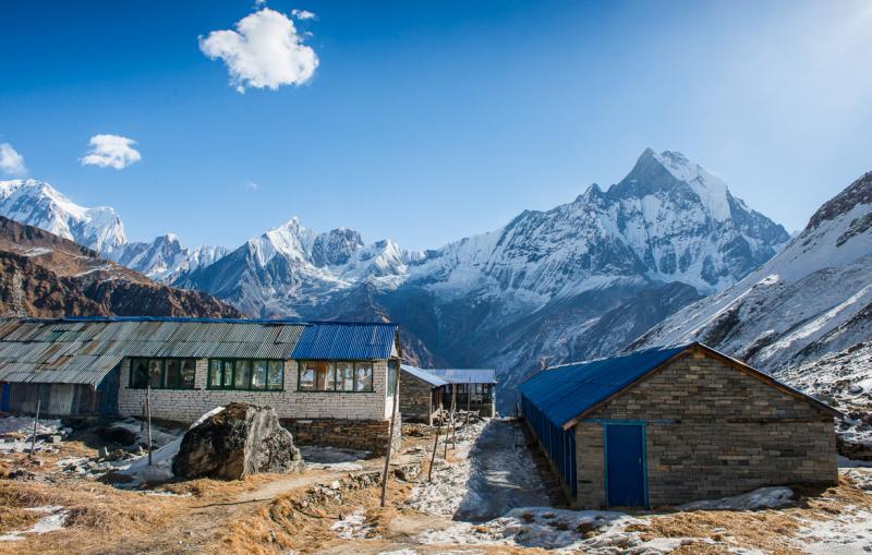 from Kathmandu: Annapurna Circuit and Base Camp trek